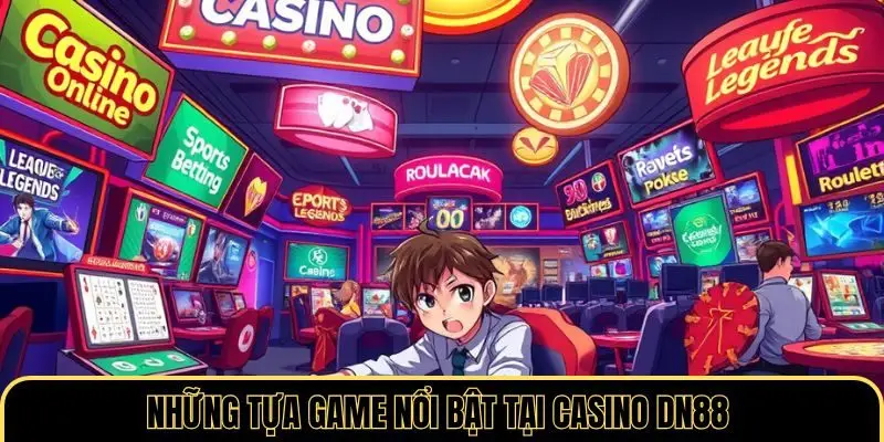 Những tựa game nổi bật tại Casino DN88